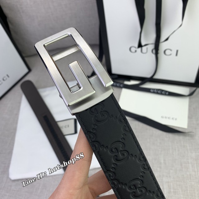 Gucci爆款皮帶 古奇自動平滑扣小牛皮腰帶  jjp2677